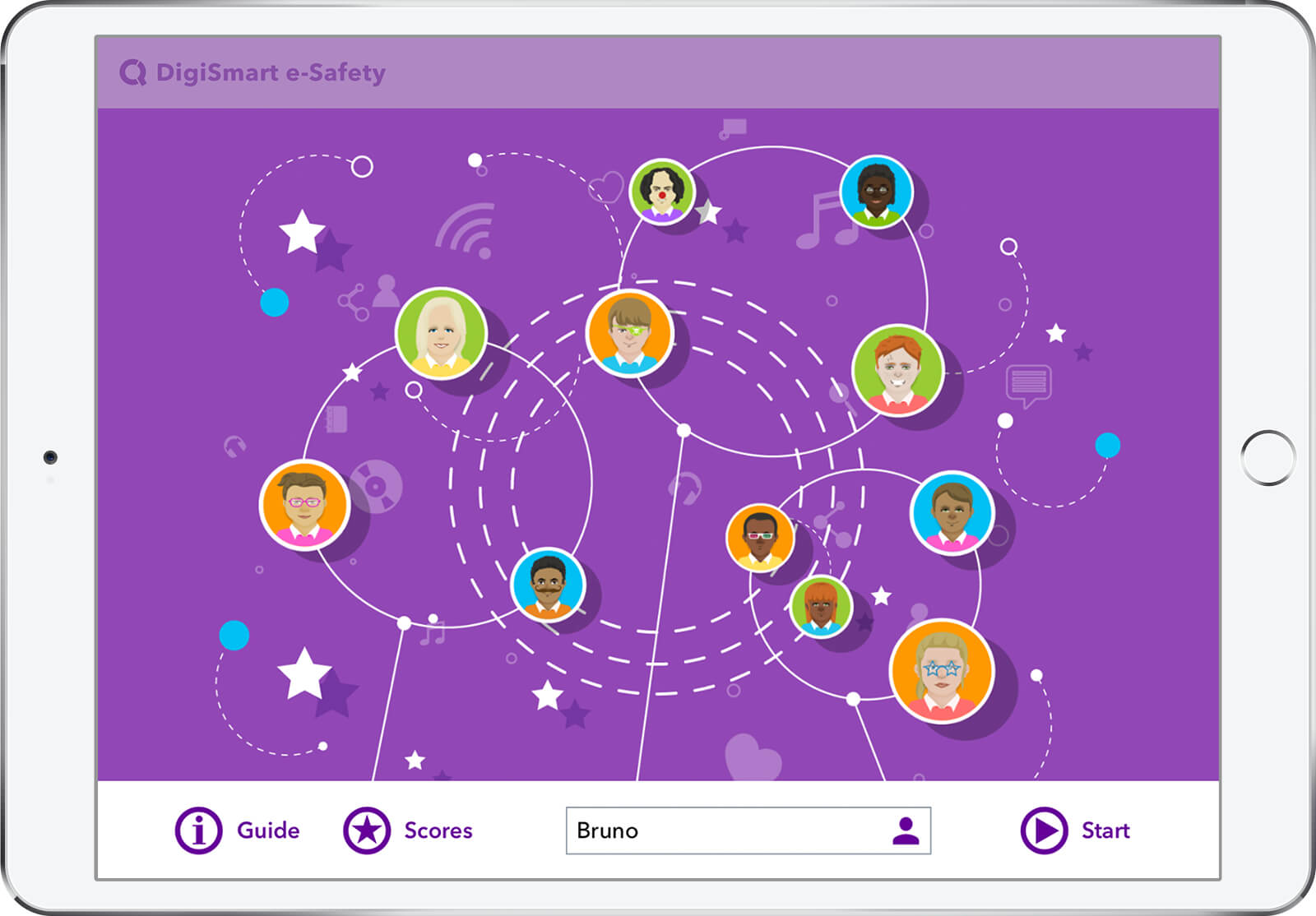 e-Safety app screen