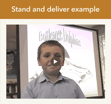 Stand and deliver example