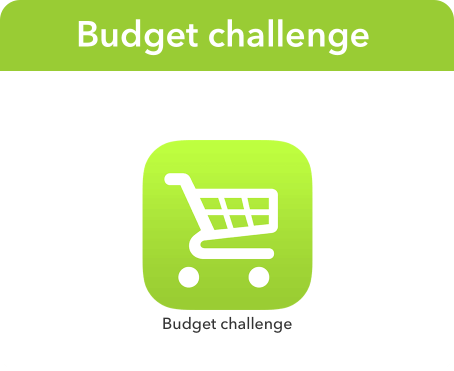 Budget challenge