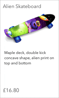 Alien skateboard